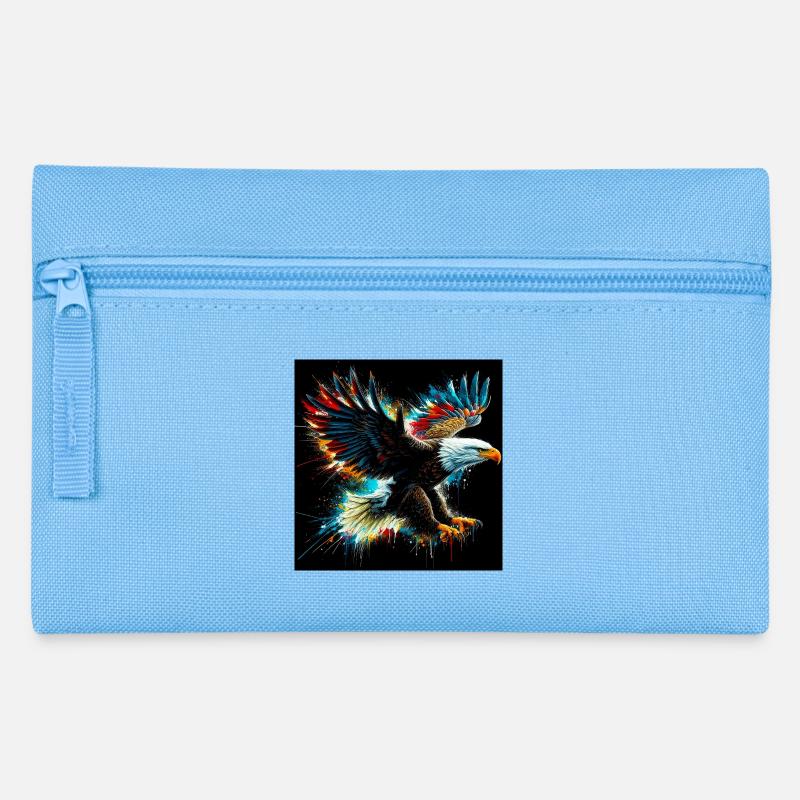 Adler - Federtasche - Hellblau