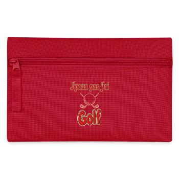 J'ai golf humour golfeur - Trousse - rouge - Devant