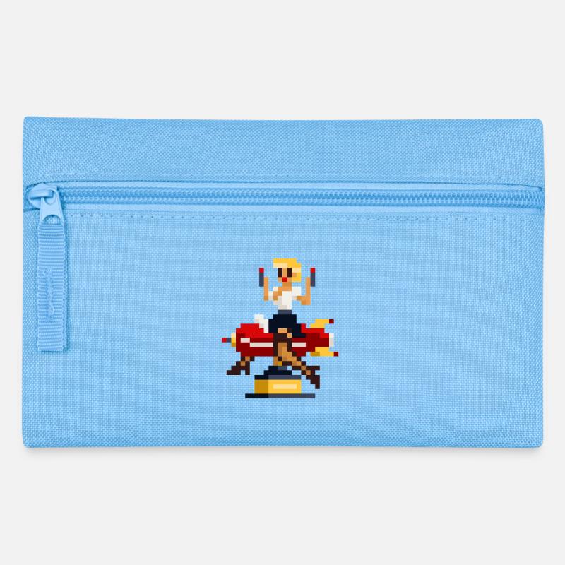 Pin-up pixel : Pew Pew - Trousse - bleu clair