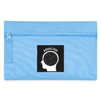 Addicted - Pencil Case - light blue - Front