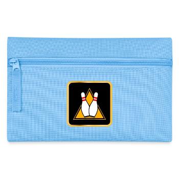 Paire de quilles Bowling - Trousse - bleu clair - Devant