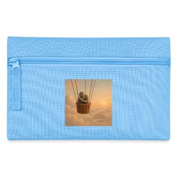 Skybound Whispers Embrace - Pencil Case - light blue - Front