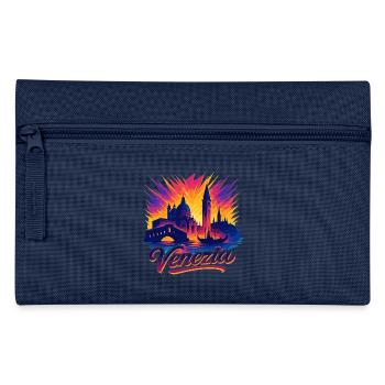 Venedig Venezia Stadt Italien Silhouette Geschenk - Federtasche - Hellblau - Vorne