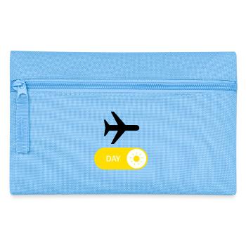 Weltreisen - AUF - Federtasche - Hellblau - Vorne