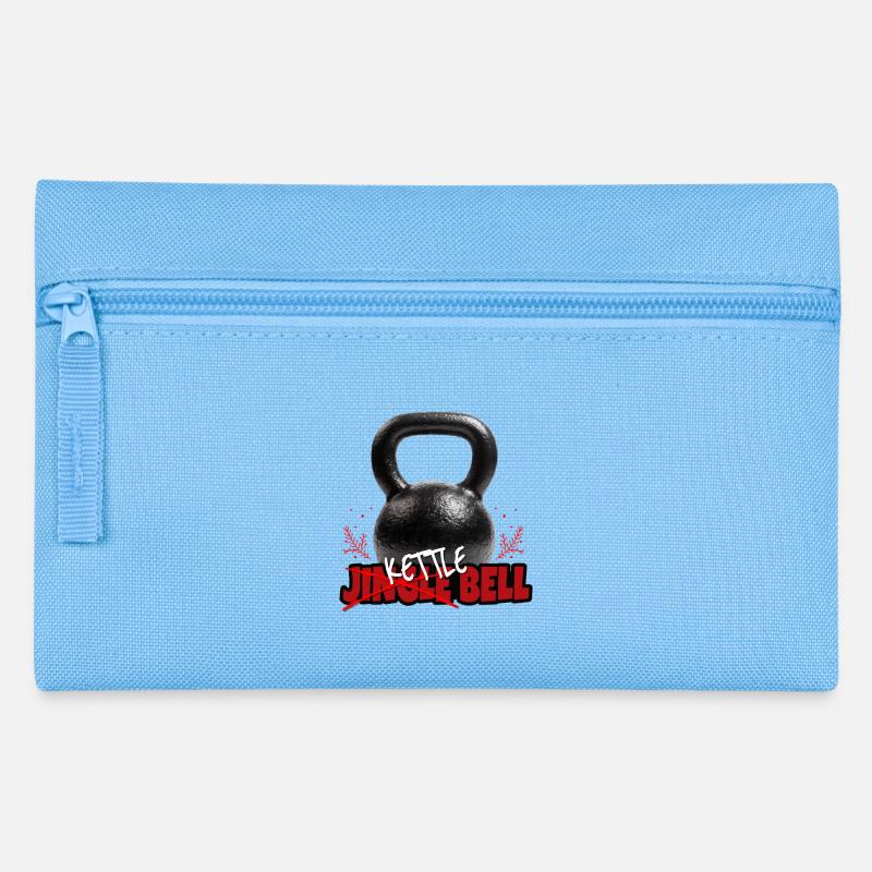 Jingle Bell - Kettlebell - Pencil Case - light blue