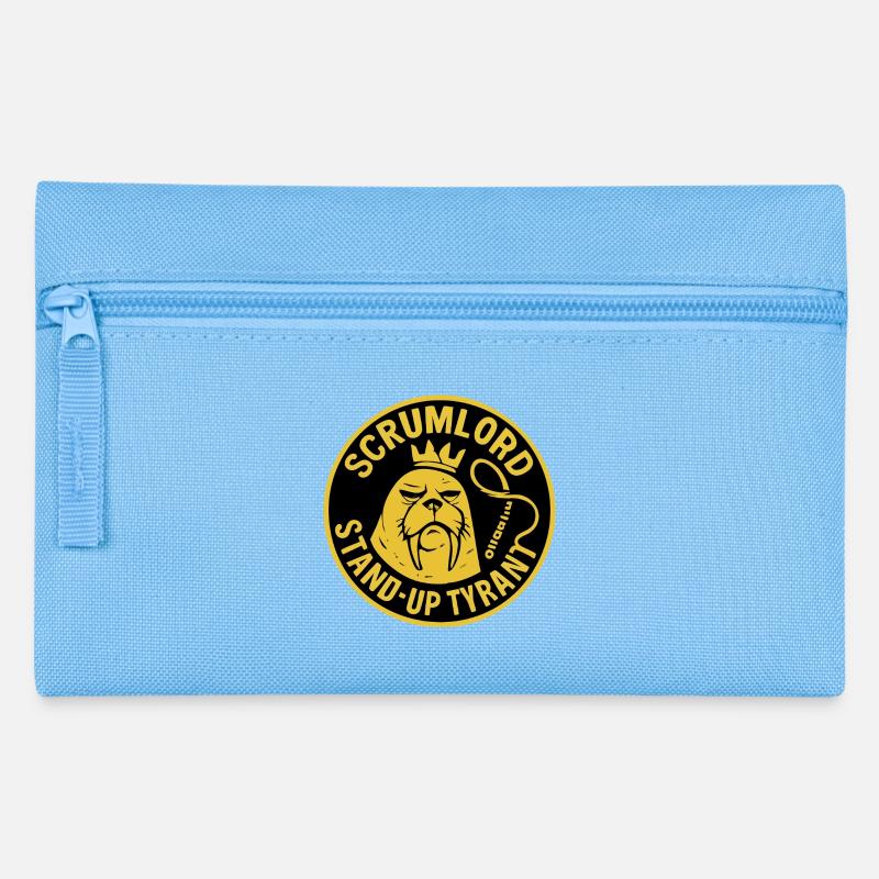 Scrum Lord StandUp Tyrant - Pencil Case - light blue