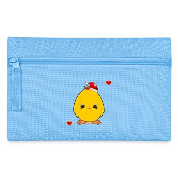 Christmas Chick Christmas Heart - Pencil Case - light blue - Front