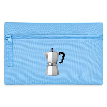Kaffee? - Federtasche - Hellblau - Vorne