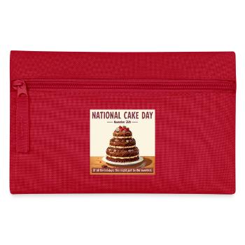 Journée nationale du gâteau – Tag des Kuchens - Trousse - rouge - Devant