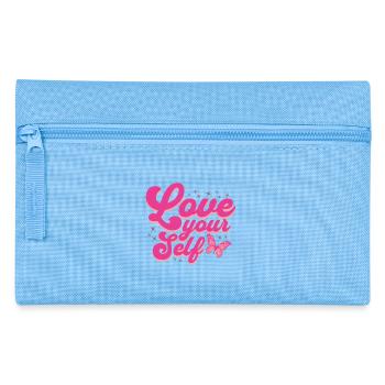 Love your Self Liebe Dich selber - Federtasche - Hellblau - Vorne