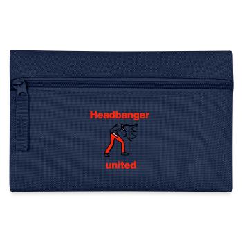 Headbanger United – Rock hard! Mosh, Metal - Pencil Case - light blue - Front