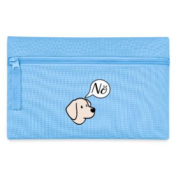 Pas de chiens - Trousse - bleu clair - Devant