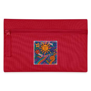 Feel the Sun - Summer Design - Pencil Case - red - Front