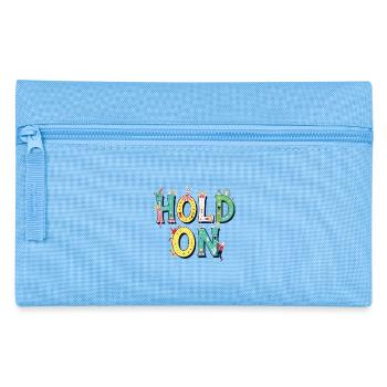 Hold On – Circus Letters Motivation - Federtasche - Hellblau - Vorne