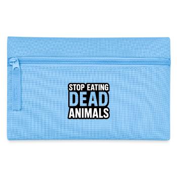 Arrêtez de manger des animaux morts - Trousse - bleu clair - Devant