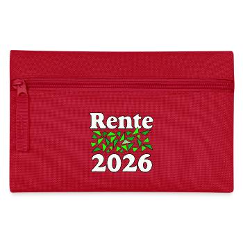 Rente 2026 Splitter - Federtasche - Rot - Vorne
