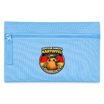 Kartoffel Gangsta Deutsch - Federtasche - Hellblau - Vorne