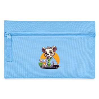 Tech-Koala Creator in retro look - Pencil Case - light blue - Front