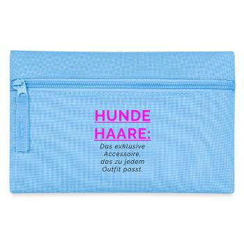 HUNDEHAARE - Accessoire das zu jedem Outfit passt. - Federtasche - Hellblau - Vorne