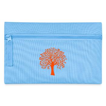 Base Orange Jumbo Tree Print Silhouette - Pencil Case - light blue - Front