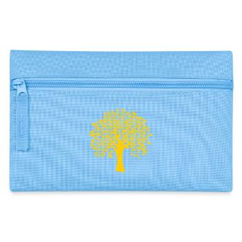 Base Yellow Jumbo Tree Print Silhouette - Pencil Case - light blue - Front