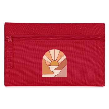Sunlit Canyon Path - Pencil Case - red - Front