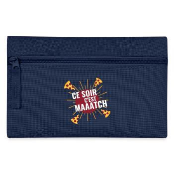 Ce soir c'est Maatch Pizza - Trousse - bleu clair - Devant