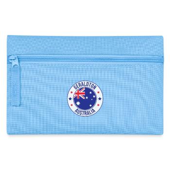 Geraldton-Australien-Abzeichen - Federtasche - Hellblau - Vorne