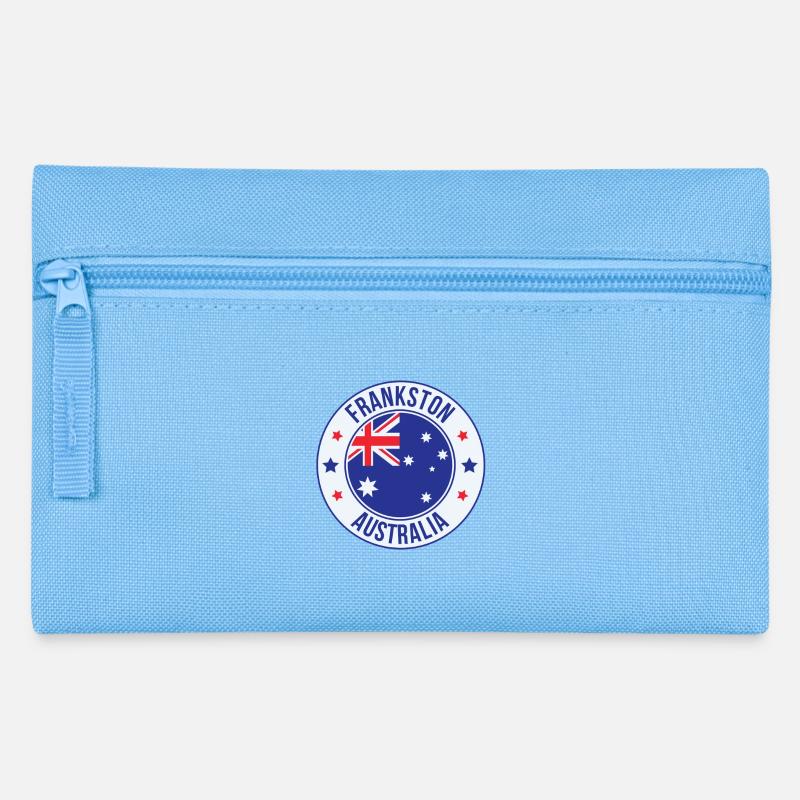 Frankston Australia Emblem - Pencil Case - light blue