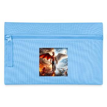 Dualité Céleste et Infernale - Trousse - bleu clair - Devant