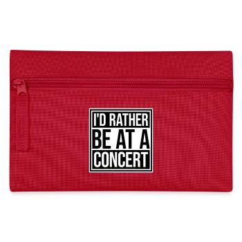 Je préférerais être à un concert Lustig Musik Konzert - Trousse - rouge - Devant