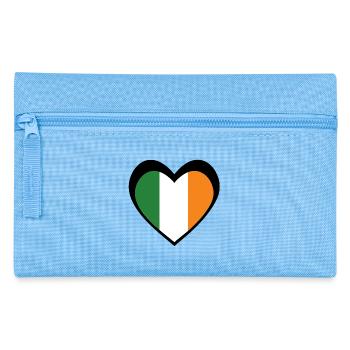 Ireland Black Heart – Love for Ireland - Trousse - bleu clair - Devant