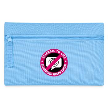 Allergic to lies - Pencil Case - light blue - Front