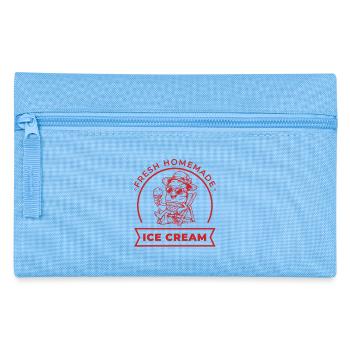 Fraîchement fait maison sur une chaise longue - Trousse - bleu clair - Devant
