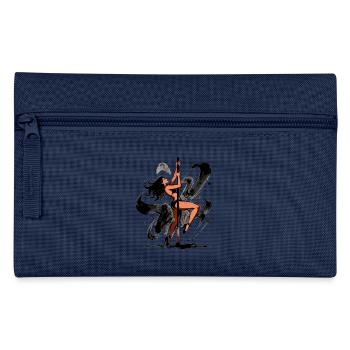 Sexy Pole Dance Silhouette – Athletisch & Elegant - Federtasche - Hellblau - Vorne