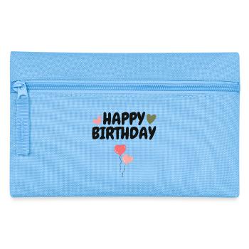 Happy Birthday - Pencil Case - light blue - Front