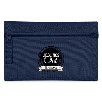 Lieblingsort Borkum - Federtasche - Hellblau - Vorne