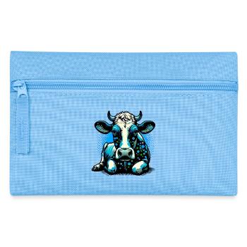 Cow - Pencil Case - light blue - Front