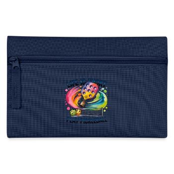 Life is short: Pickleball color fire - Pencil Case - light blue - Front