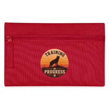 Training in Progress - Pencil Case - red - Front