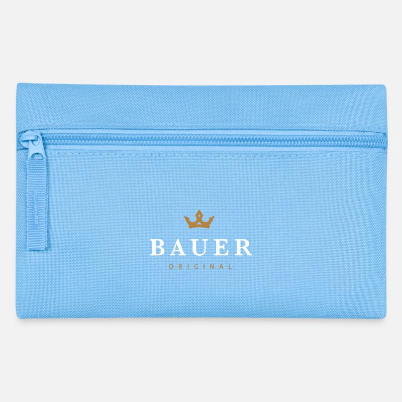Bauer Original Familienlogo - Federtasche - Hellblau