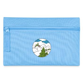 mountain hut - Pencil Case - light blue - Front