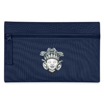 Child God Aztec Inspired Monochrome - Pencil Case - light blue - Front