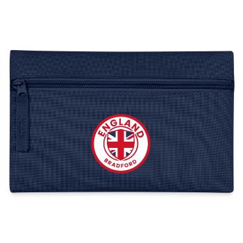 England Bradford Round Badge - Pencil Case - light blue - Front