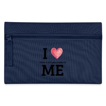 Fake It Till You Make It – Self Love Journey - Pencil Case - light blue - Front