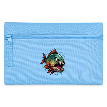 Chasseur en haute mer Piranha - Trousse - bleu clair - Devant