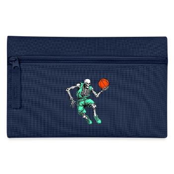 Skeletons Basketball - Pencil Case - light blue - Front