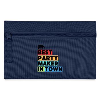 Bester Partymacher  / Best Party Maker in Town - Federtasche - Hellblau - Vorne