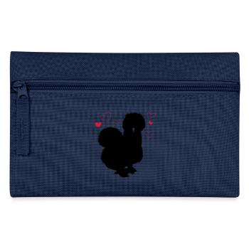 Silk hen - Pencil Case - light blue - Front