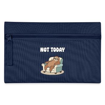 Not Today Sloth Relaxation - Pencil Case - light blue - Front